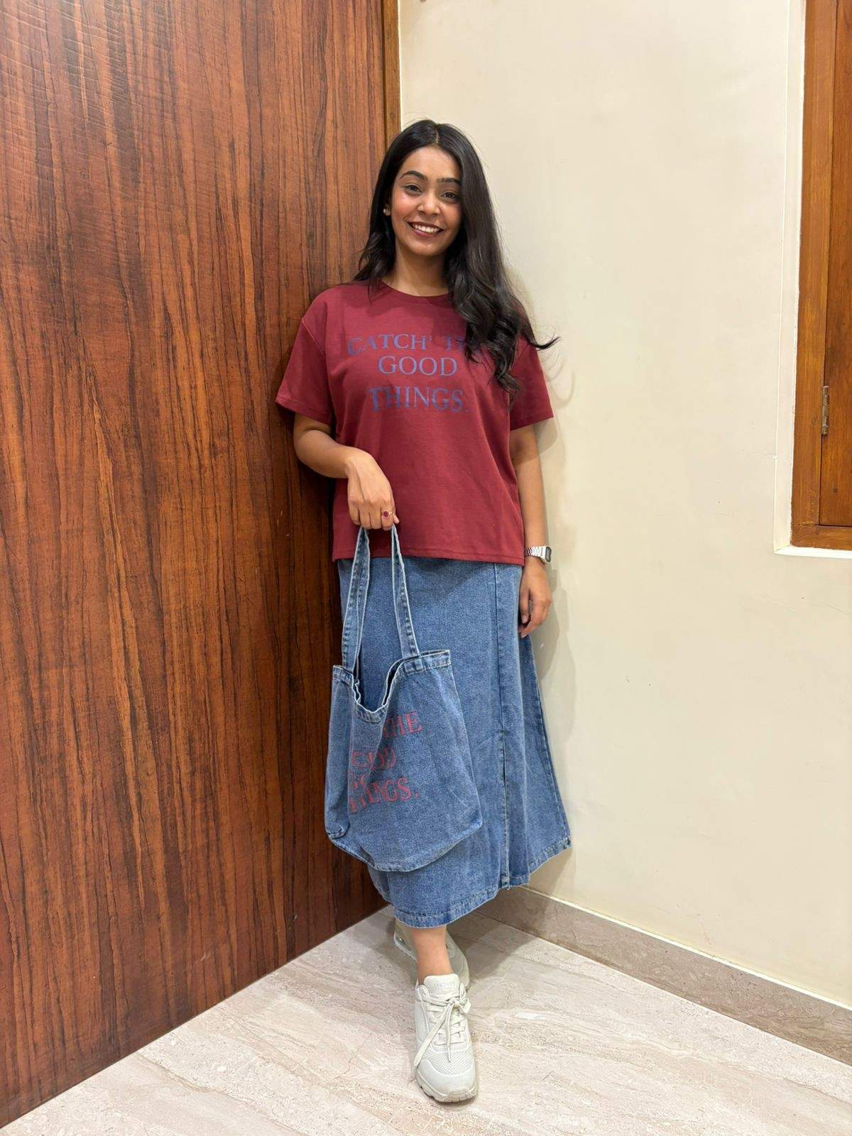 Denim Skirt 3pc Coordset