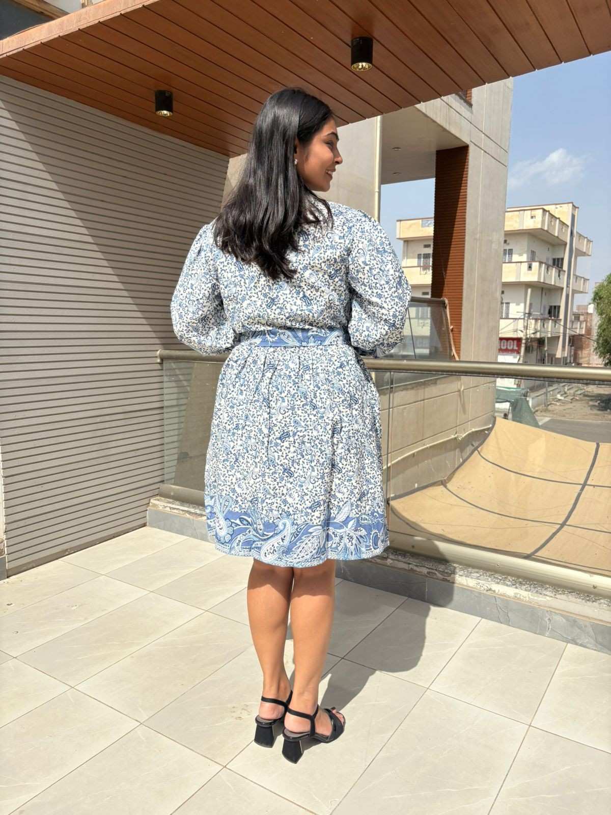 Printed Boho Short Dress