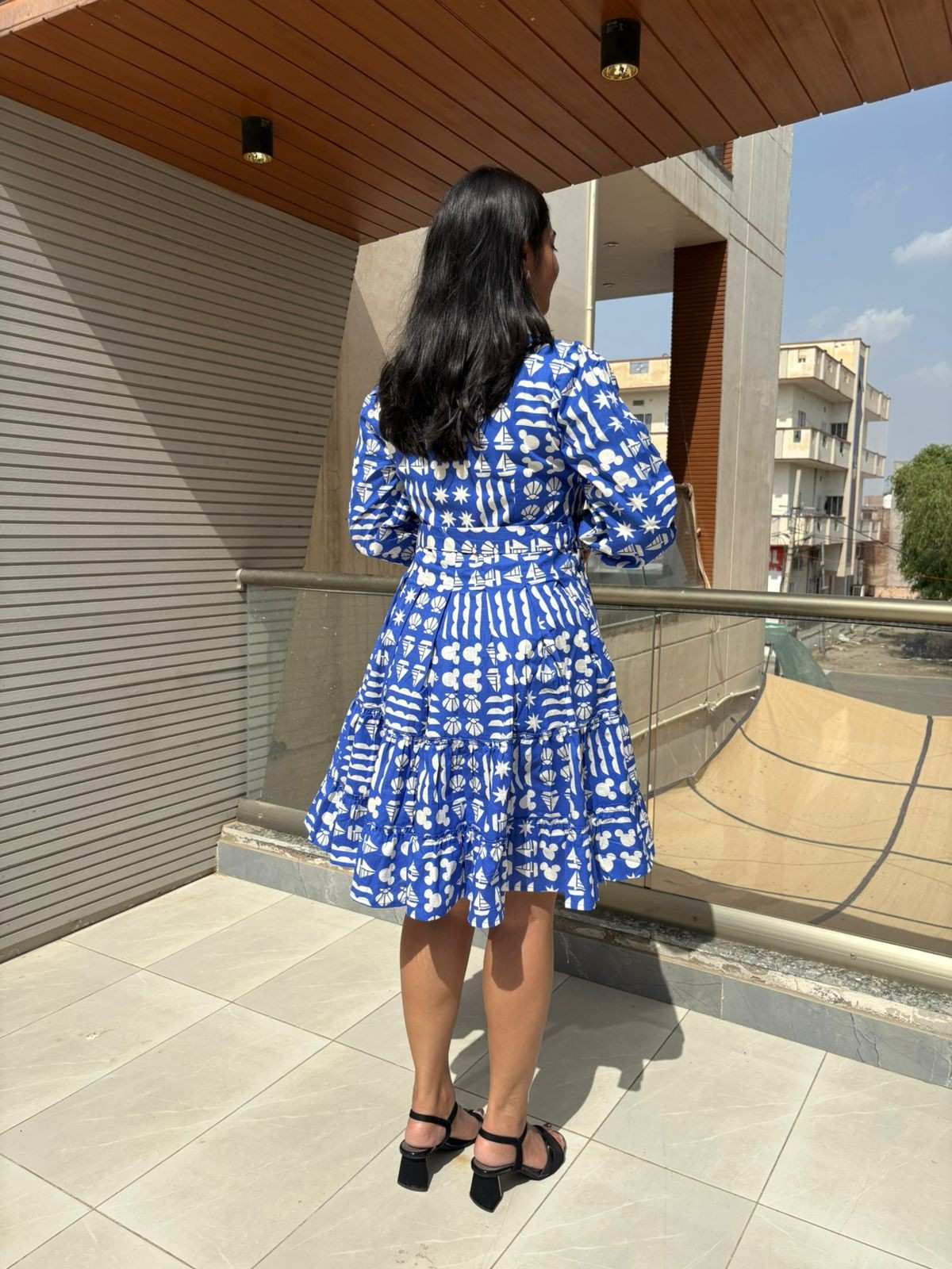 Printed Short Dress