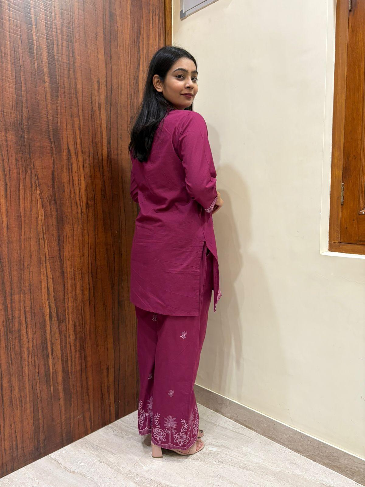 Cotton printed coordset