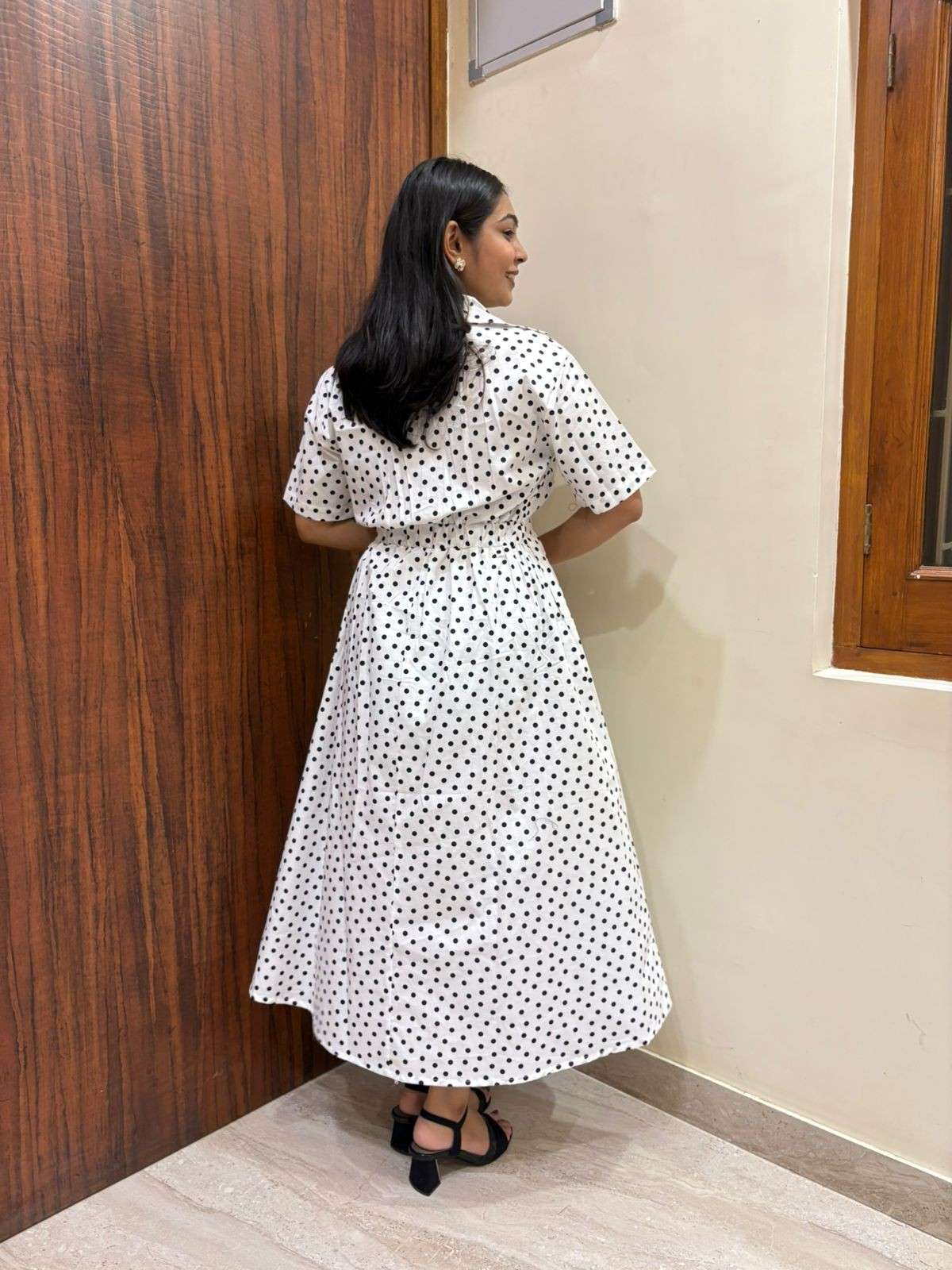 Polka Dott Cotton Dress