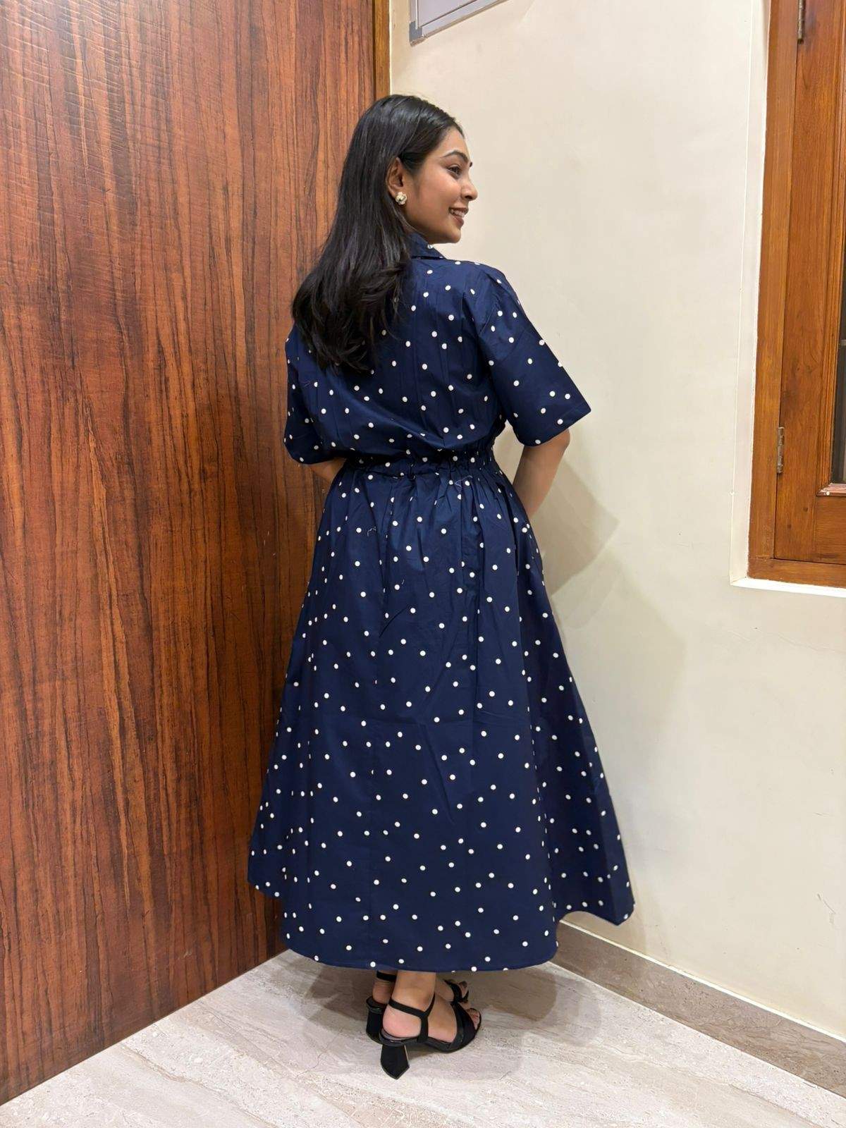 Polka Dott Cotton Dress