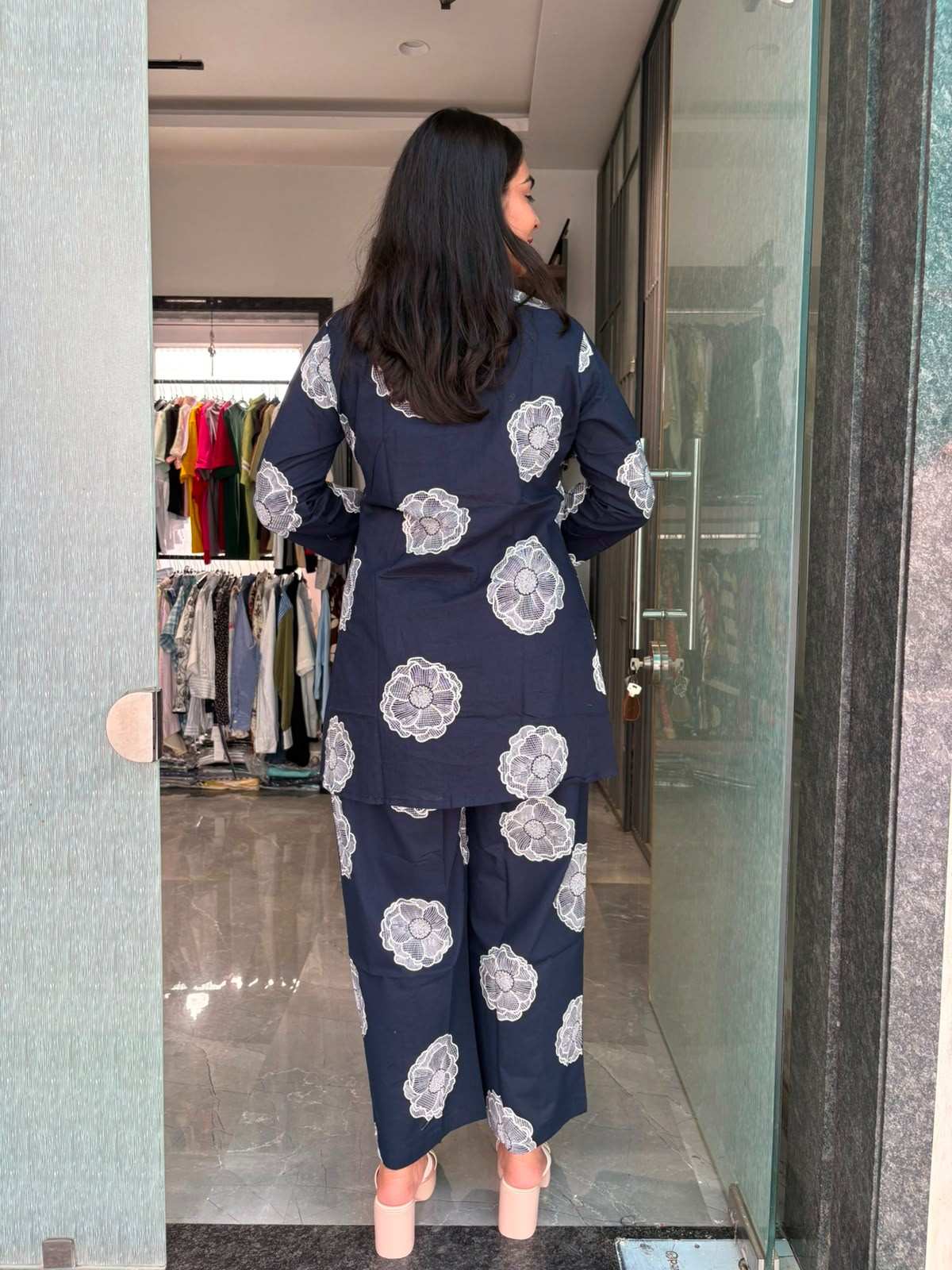 Cotton printed coordset