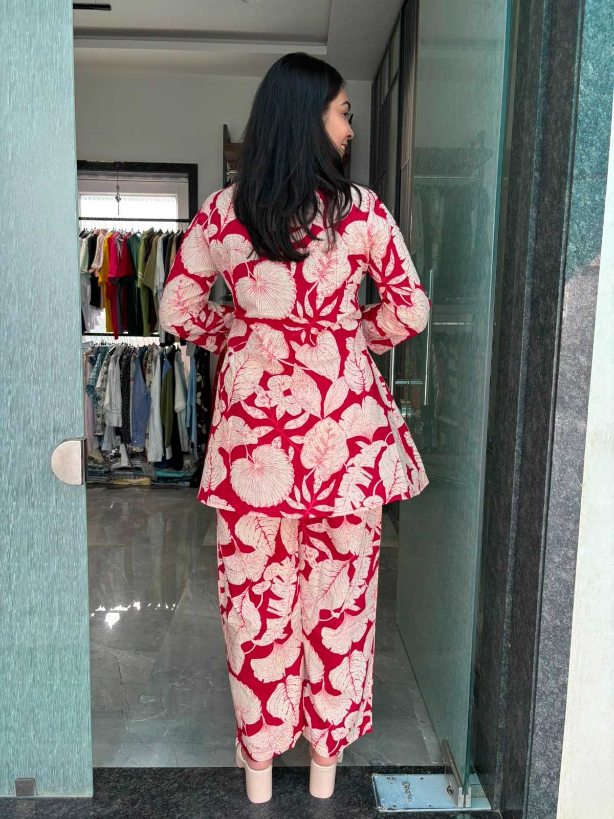 Cotton printed coordset