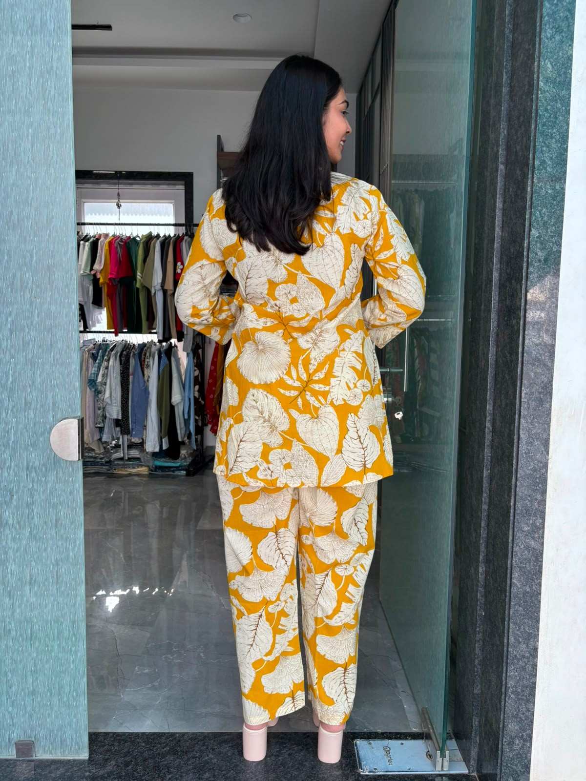Cotton printed coordset