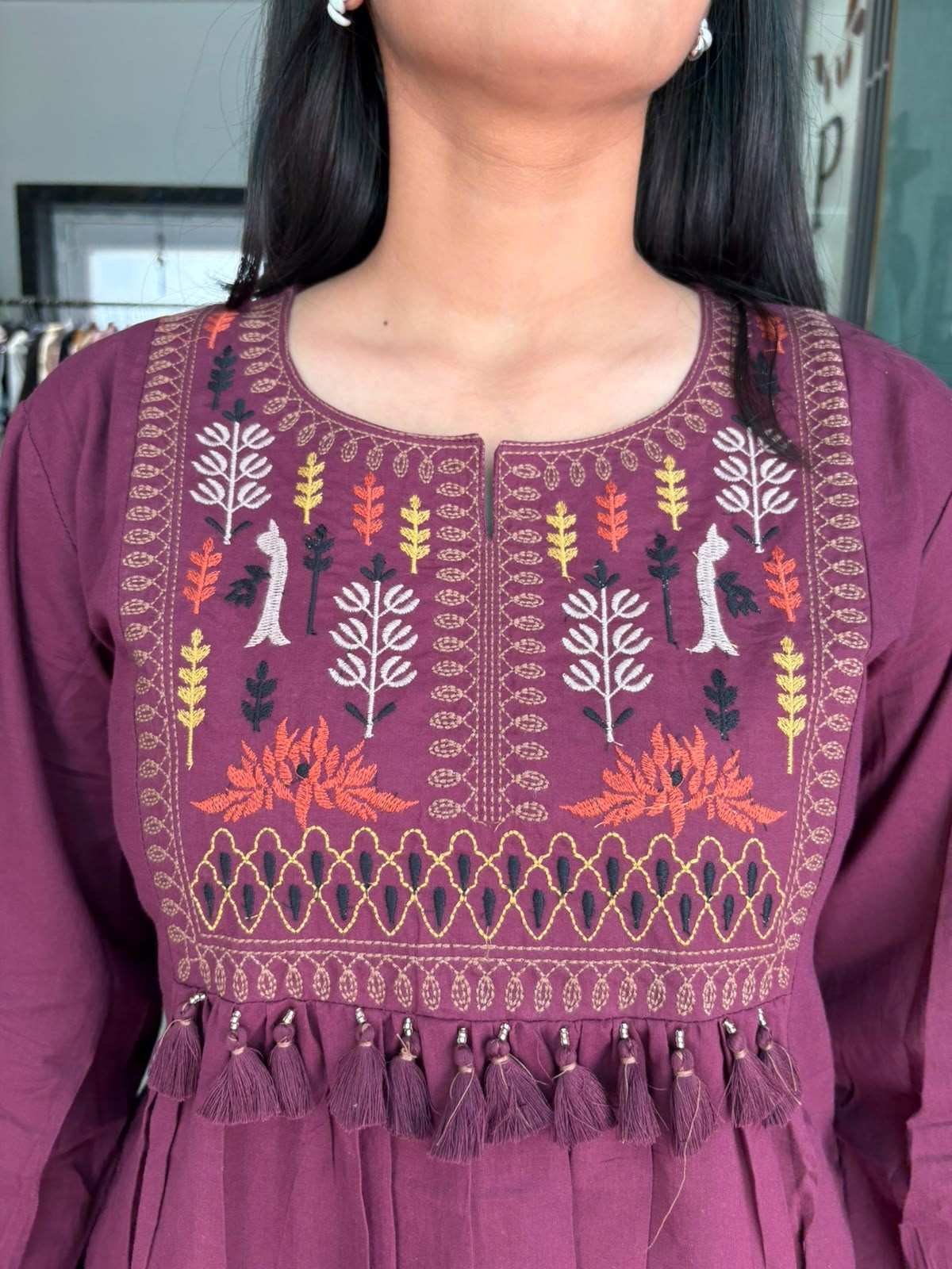Embroidered Cotton Tunic