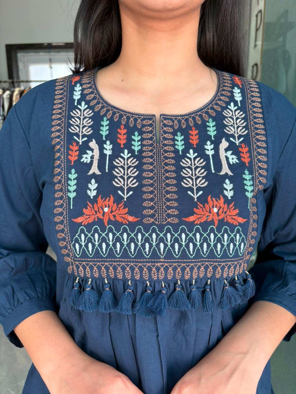 Embroidered Cotton Tunic