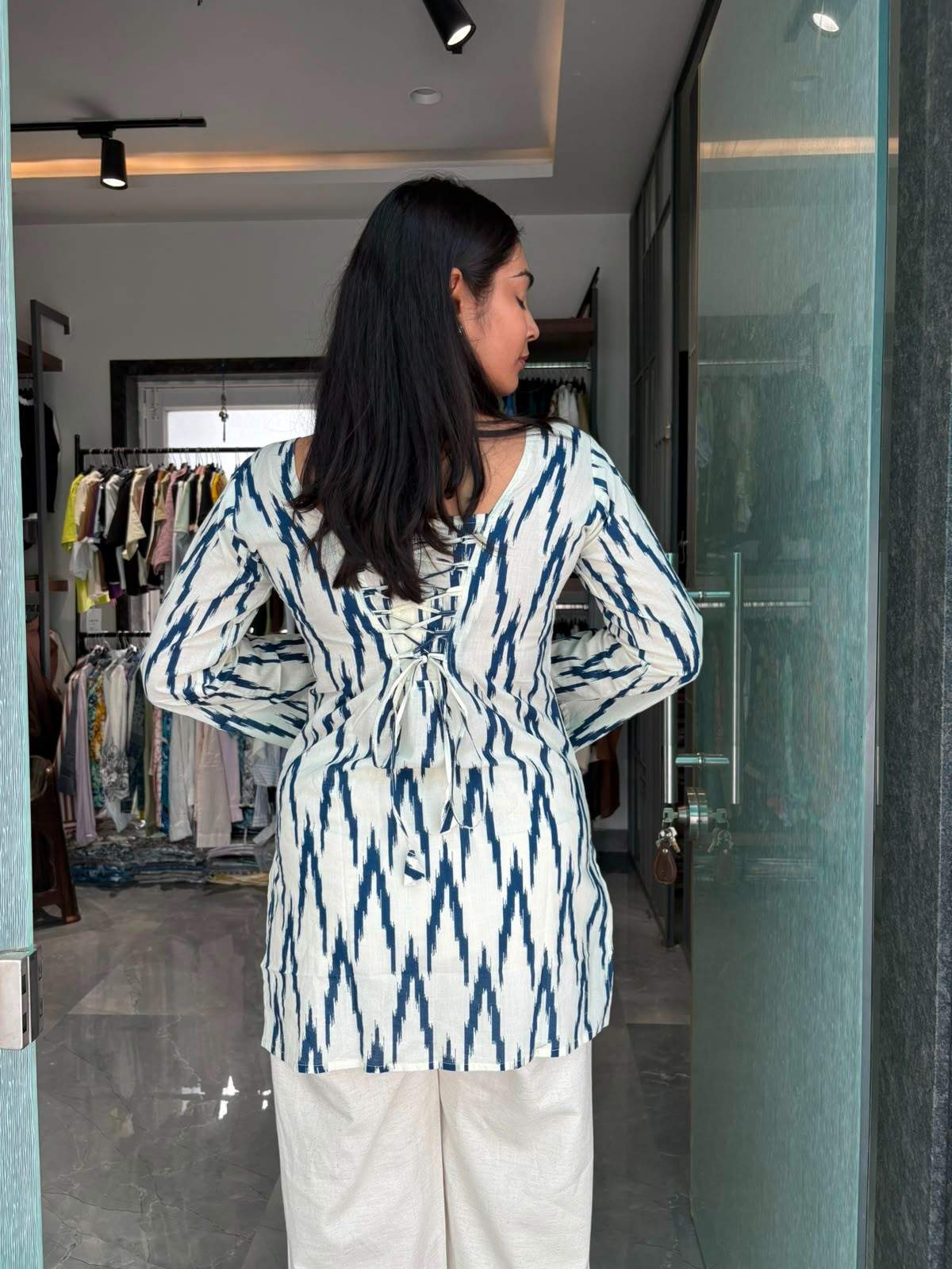 Cotton Back corset Tunic