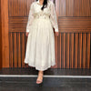 Chanderi Skirt Set - White
