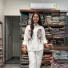 Embroidered Linen coordset