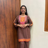 Linen Tunic plazo coordset
