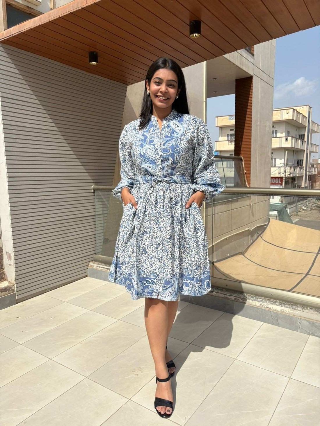 Printed Boho Short Dress