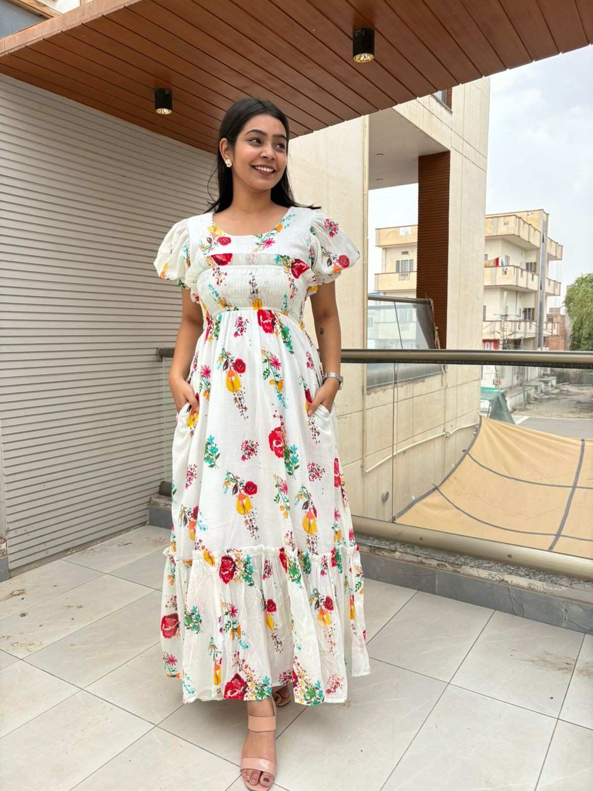 Cotton Printed Dress