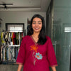 Embroidered Solid Tunic
