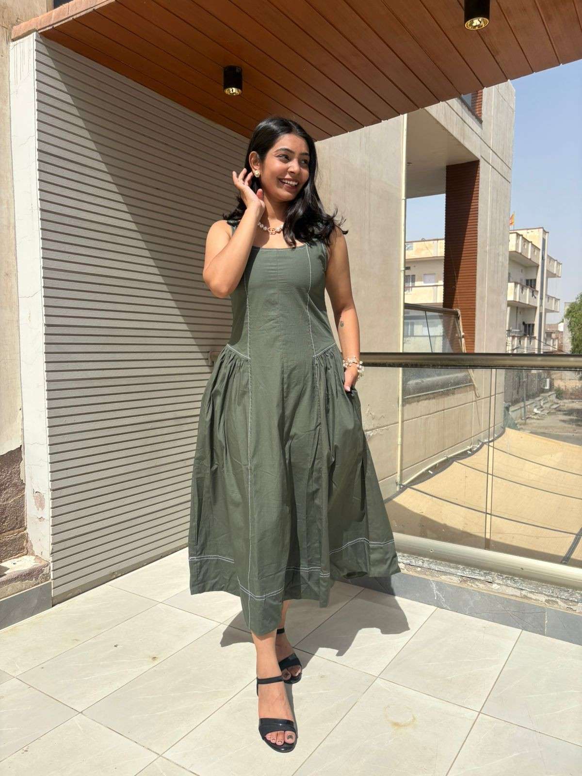 Corset Cotton Dress