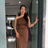 Bodycon One shoulder dress