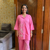 Cotton threadwork Coordset
