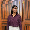 Embroidered Tule Organza 2pc shirt