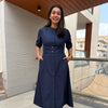 Midnight Muse Solid Dress