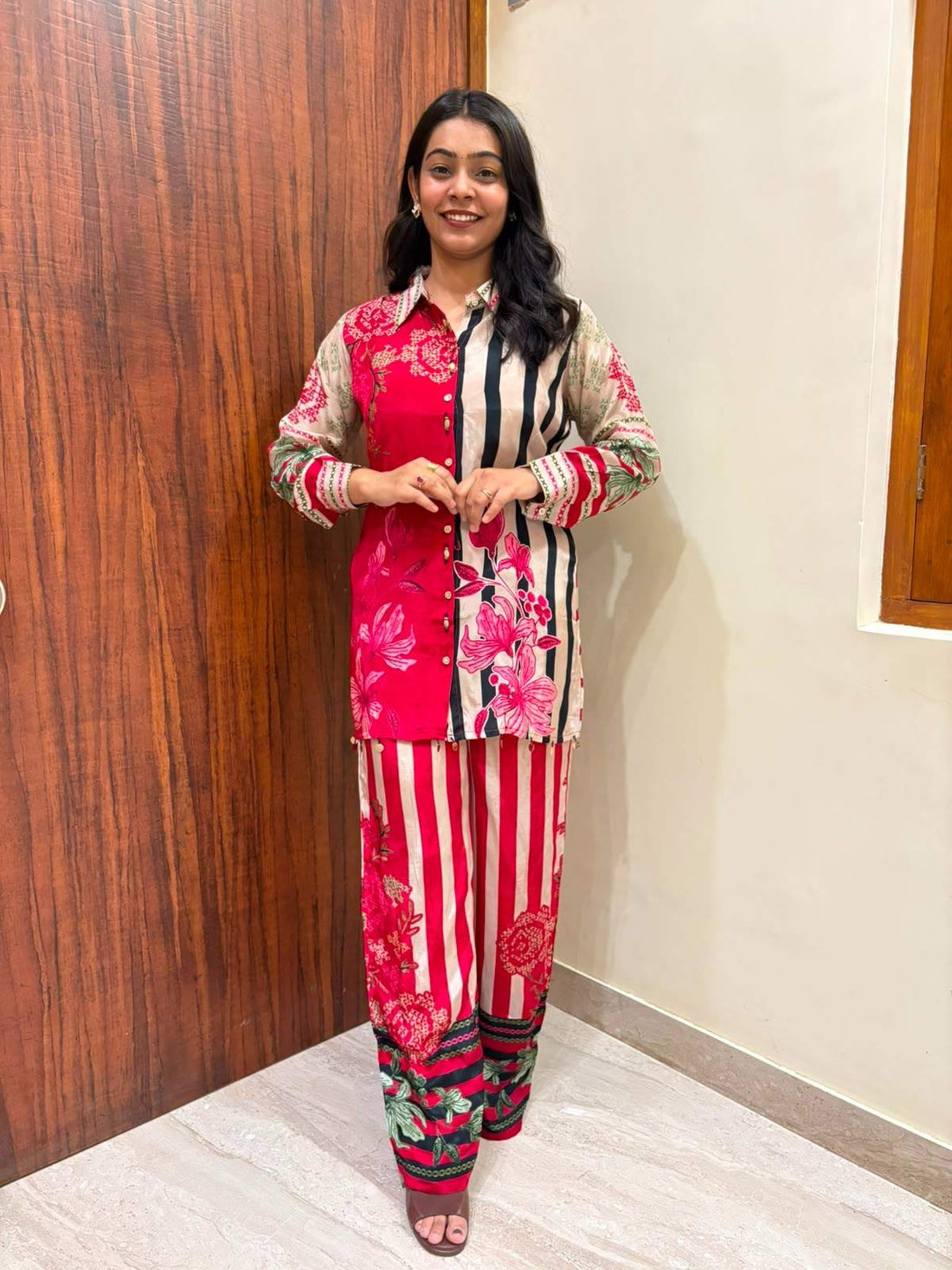 Muslin Crepe Coordset