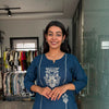Embroidered Solid Tunic