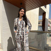 block printed Shirt coordset