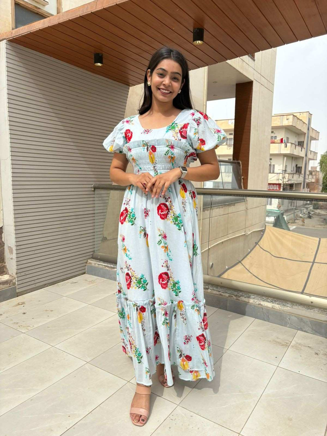 Cotton Printed Dress