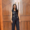 Embroidered Flex Cotton Vest coordset