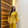 Cotton embroidered Blazer coordset