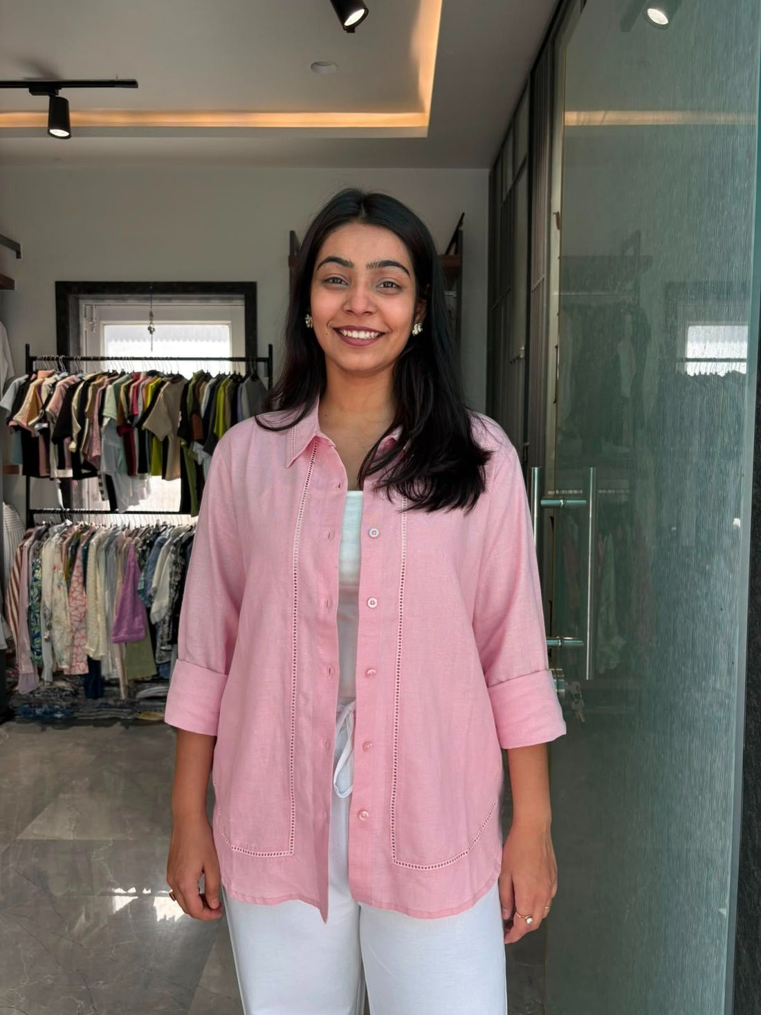 Solid Linen Shirt