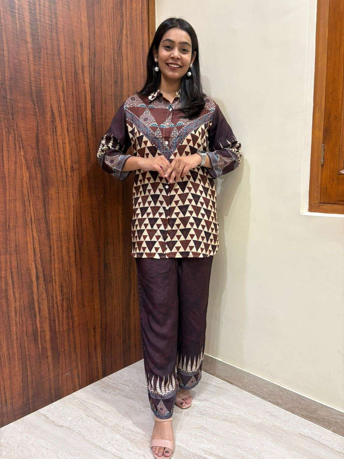 Muslin Printed Coordset