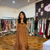 Cutwork sleeveless Dress