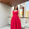 Laila Embroidered Chanderi Dress