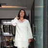 Cotton embroidered coordset