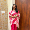 Leheriya Bandhej kaftan coordset