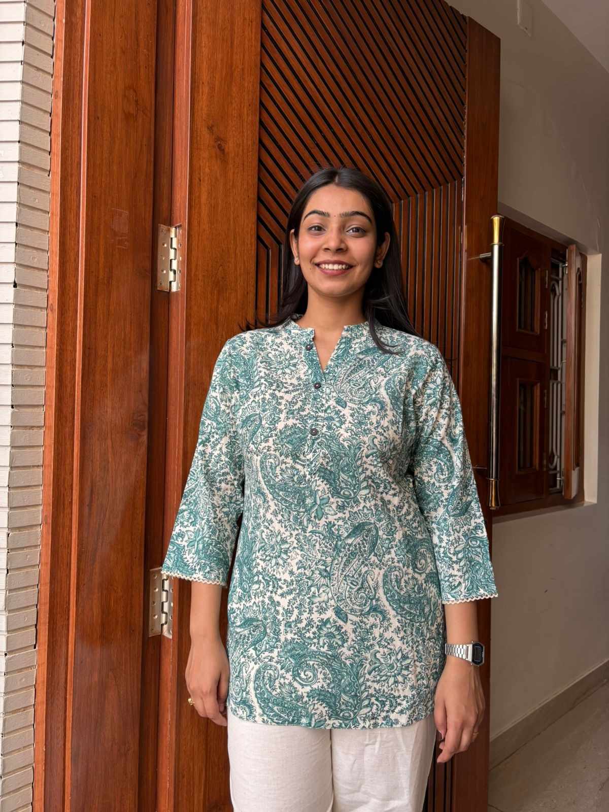 Khadi Floral Tunic