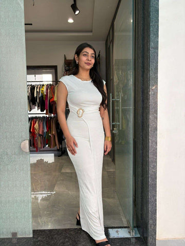 Bodycon Buckle Dress