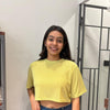 Shimmer crop top