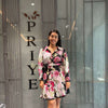 Printed short dress