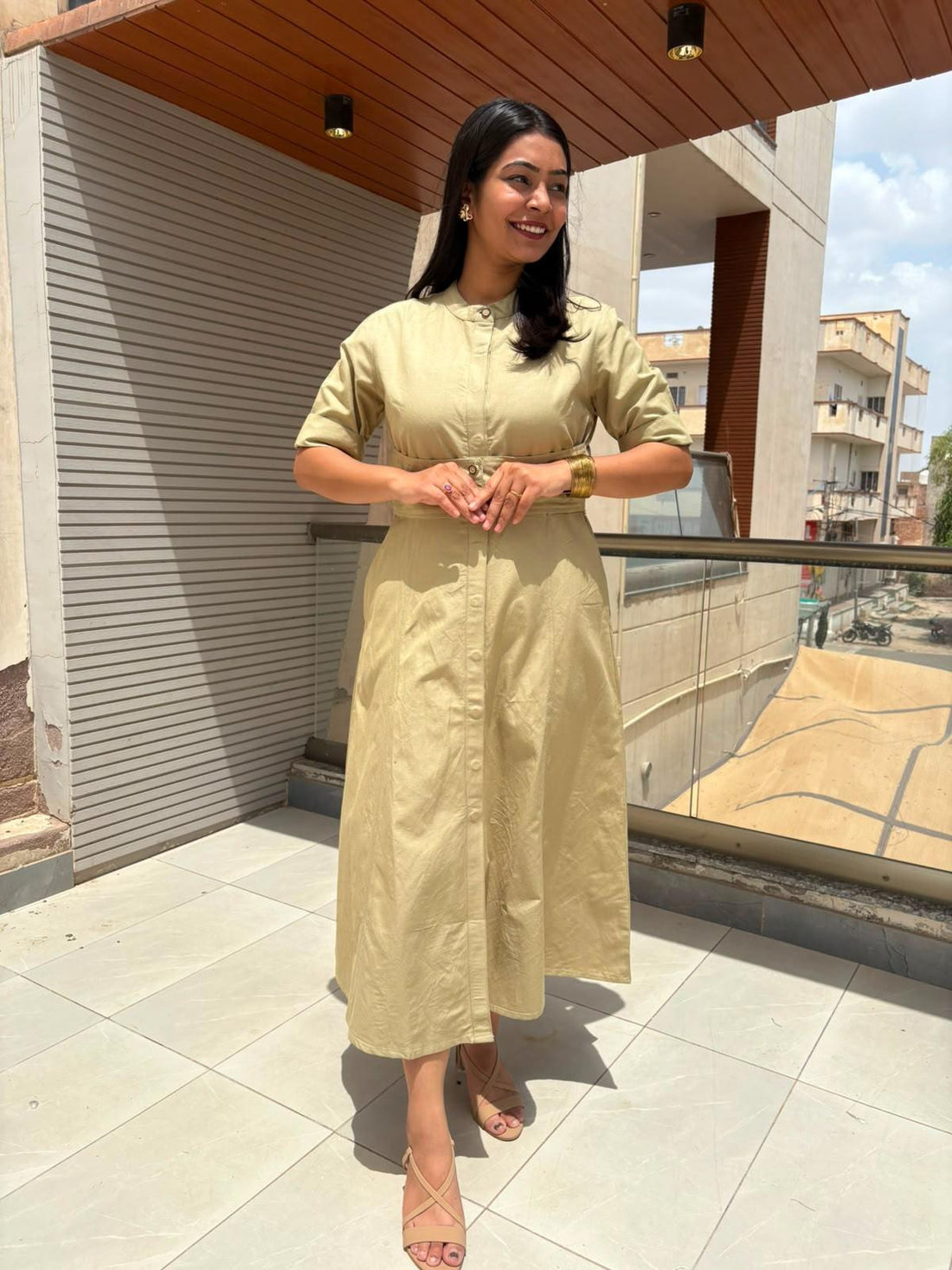 Mocha Muse Solid Dress