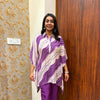 Leheriya Bandhej kaftan coordset