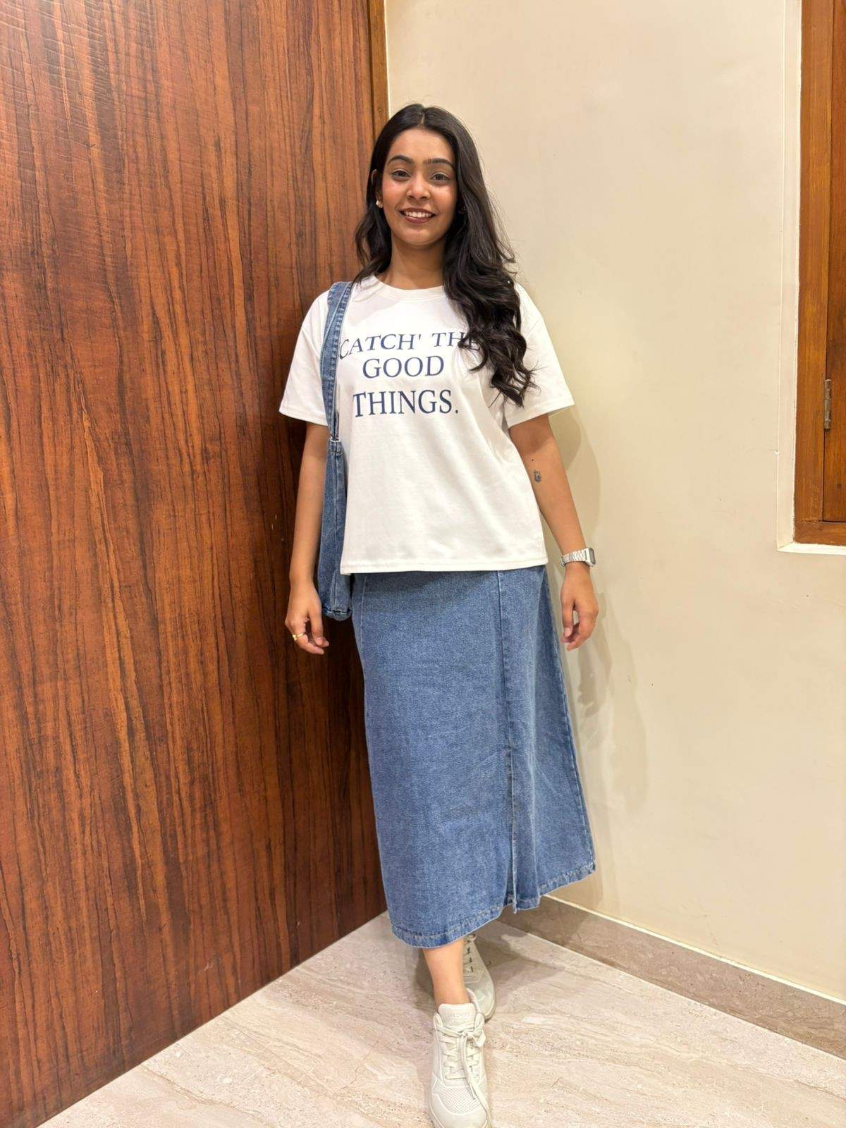 Denim Skirt 3pc Coordset