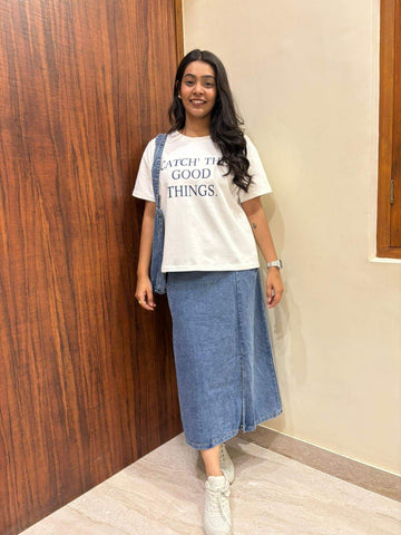 Denim Skirt 3pc Coordset
