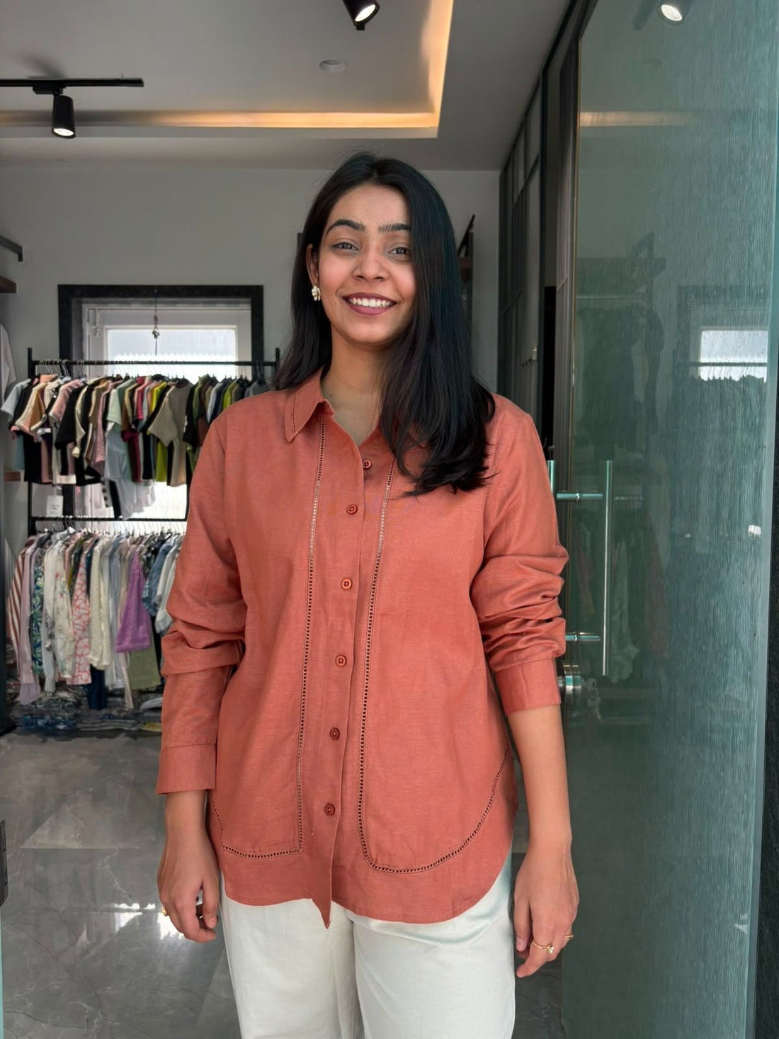 Solid Linen Shirt