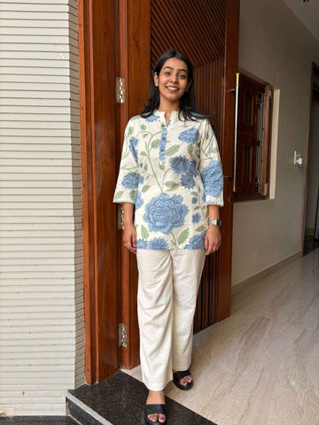 Khadi Floral Tunic