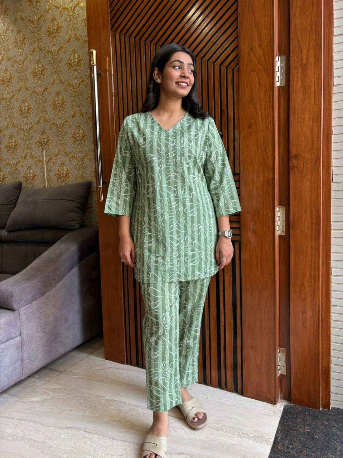 Cotton printed Coordset