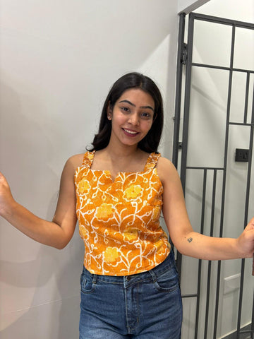 Cotton crop top