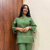 Embroidered Chanderi Coordset