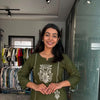 Embroidered Solid Tunic