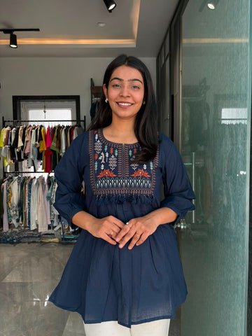 Embroidered Cotton Tunic